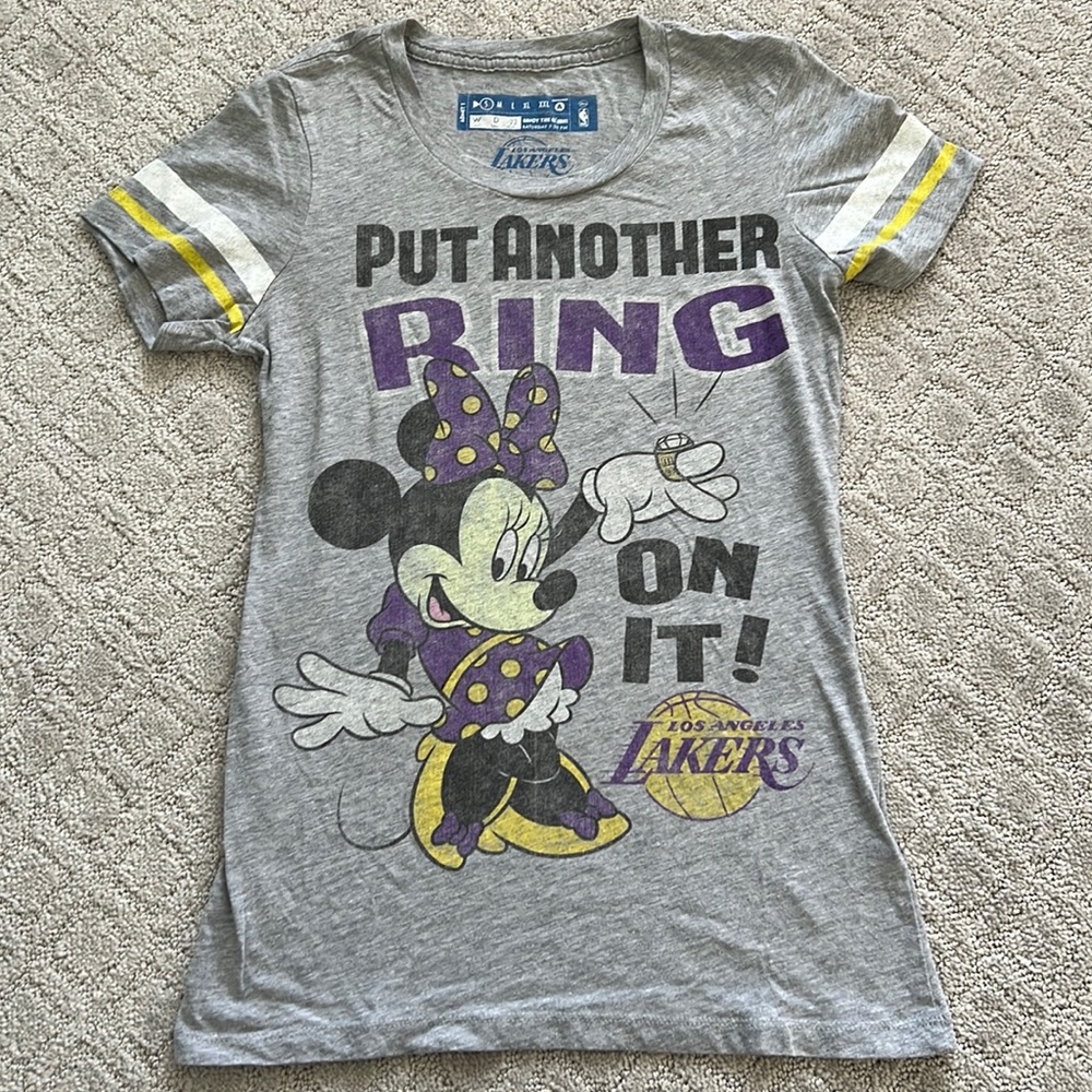 Mini Mouse/Lakers Championship Tee, Size S